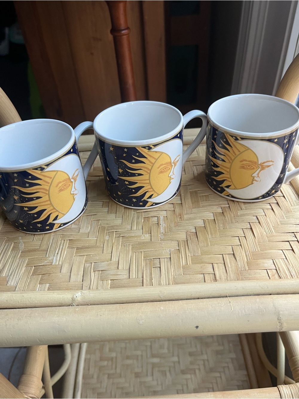 Set of 3 1993 Vitromaster Galaxy Mugs